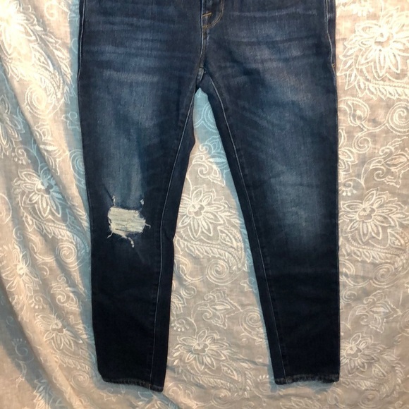 Frame Medium Wash Ankle Slim Boyfriend Jeans 25 - Picture 6 of 8